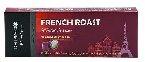 Delipresso French Roast 10 viên - Công ty TNHH Cà Phê Trà Phương Vy – Phương Vy Coffee